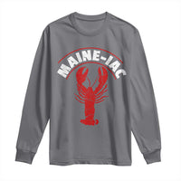 Maine Lobster Long Sleeve Shirt Funny Maine iac Lobstering Fisherman