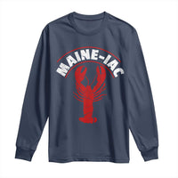 Maine Lobster Long Sleeve Shirt Funny Maine iac Lobstering Fisherman
