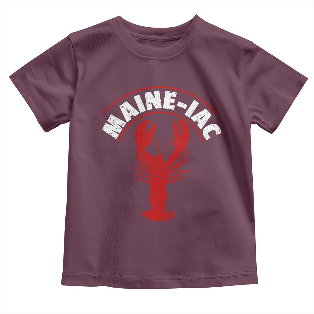 Maine Lobster Toddler T Shirt Funny Maine iac Lobstering Fisherman