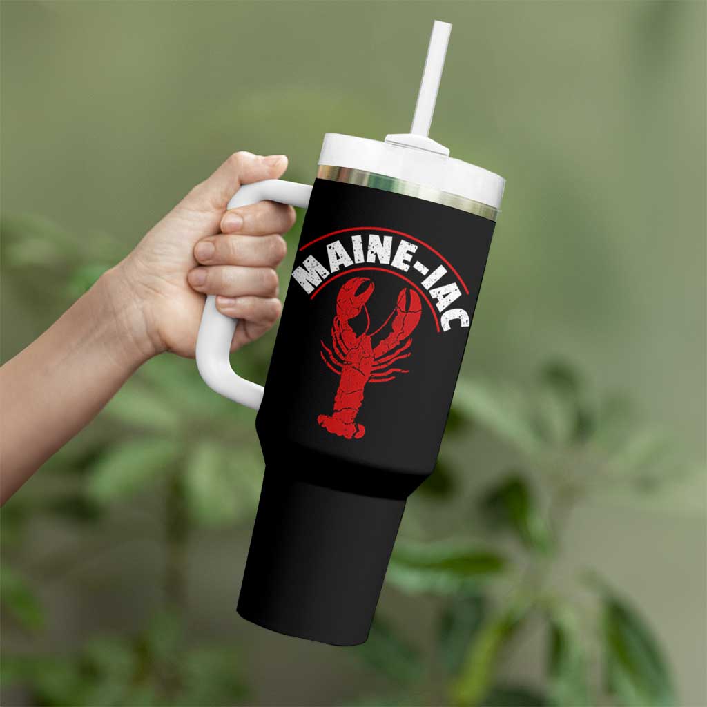 Maine Lobster Tumbler With Handle Funny Maine iac Lobstering Fisherman