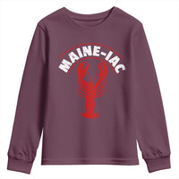 Maine Lobster Youth Sweatshirt Funny Maine iac Lobstering Fisherman