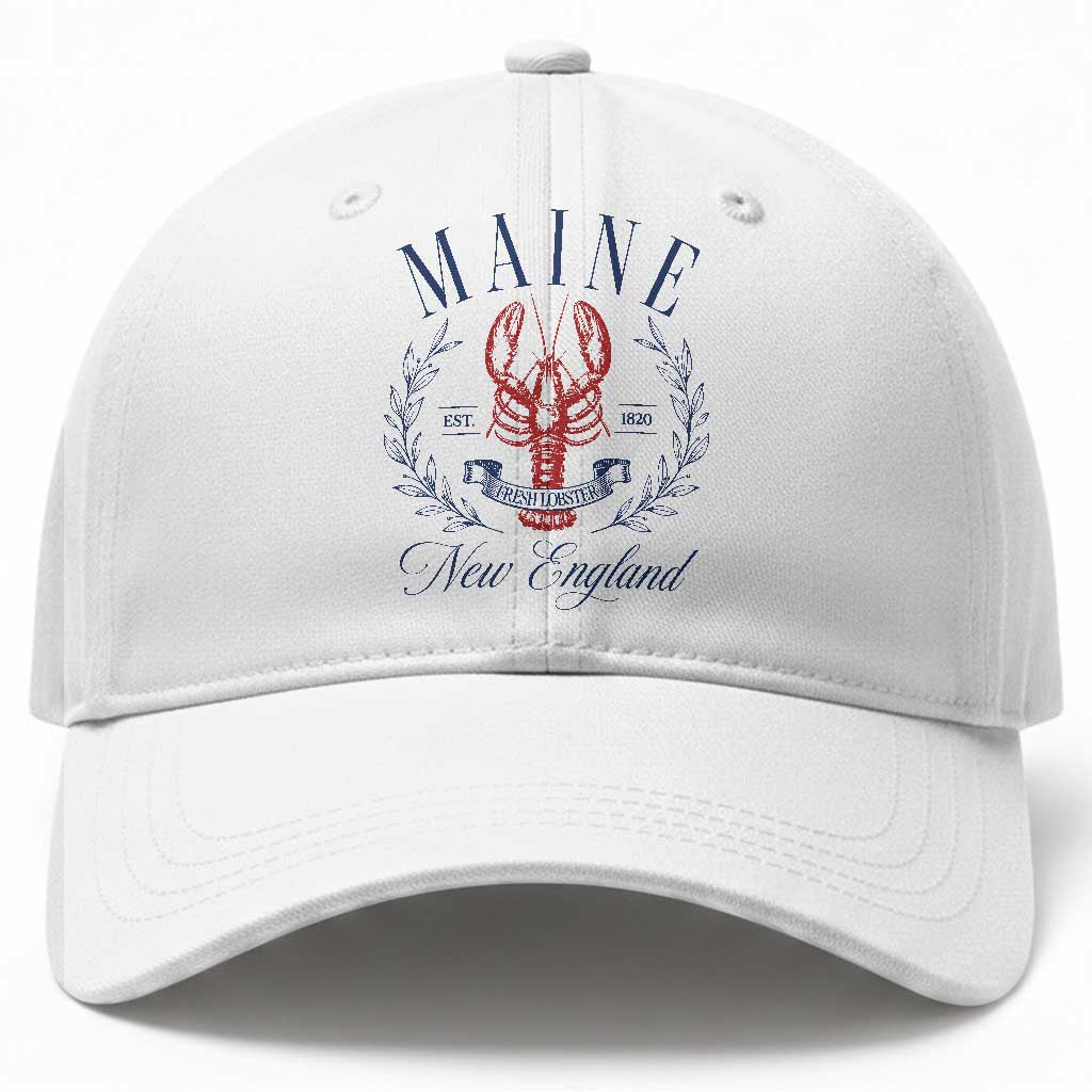 Maine Lobster New England Souvenir Pride Vintage Baseball Cap