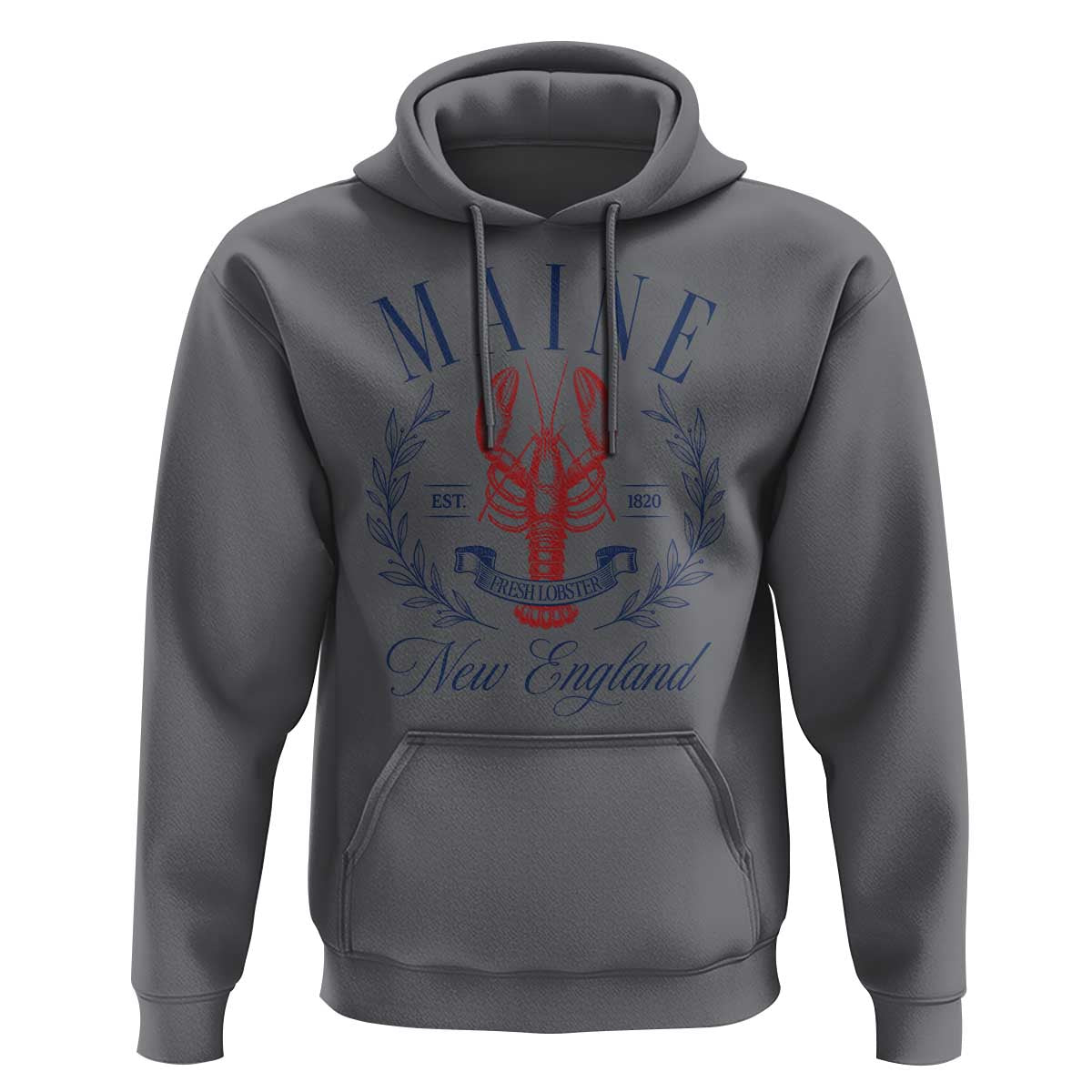 Maine Lobster New England Souvenir Pride Vintage Hoodie