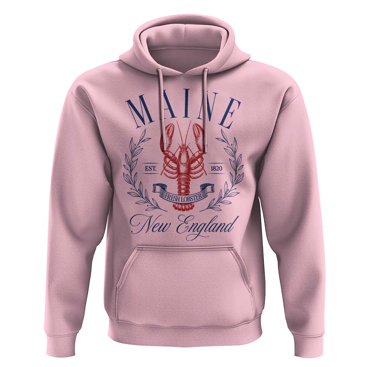 Maine Lobster New England Souvenir Pride Vintage Hoodie