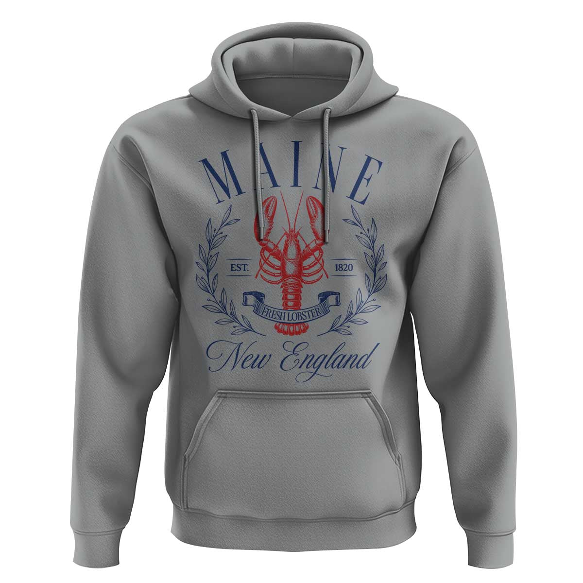 Maine Lobster New England Souvenir Pride Vintage Hoodie