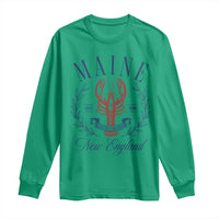 Maine Lobster New England Souvenir Pride Vintage Long Sleeve Shirt