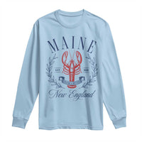 Maine Lobster New England Souvenir Pride Vintage Long Sleeve Shirt