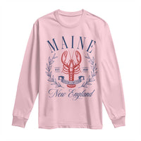 Maine Lobster New England Souvenir Pride Vintage Long Sleeve Shirt