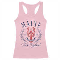Maine Lobster New England Souvenir Pride Vintage Racerback Tank Top