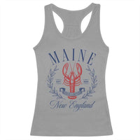 Maine Lobster New England Souvenir Pride Vintage Racerback Tank Top