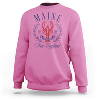 Maine Lobster New England Souvenir Pride Vintage Sweatshirt