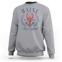 Maine Lobster New England Souvenir Pride Vintage Sweatshirt