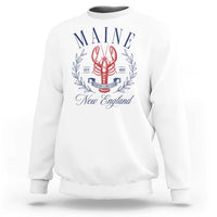 Maine Lobster New England Souvenir Pride Vintage Sweatshirt