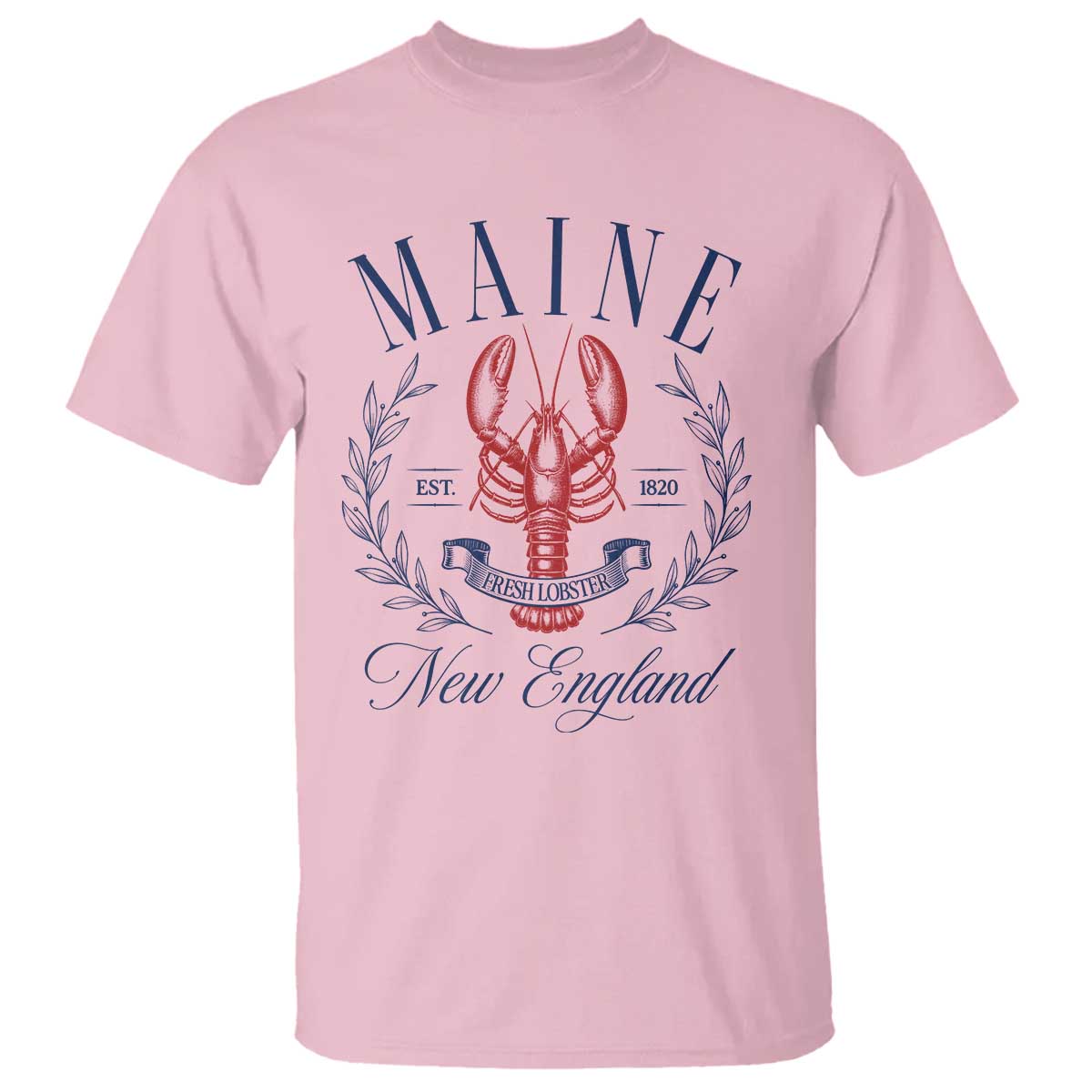 Maine Lobster New England Souvenir Pride Vintage T Shirt
