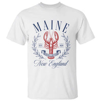 Maine Lobster New England Souvenir Pride Vintage T Shirt