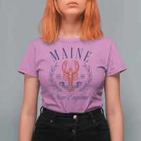 Maine Lobster New England Souvenir Pride Vintage T Shirt For Women
