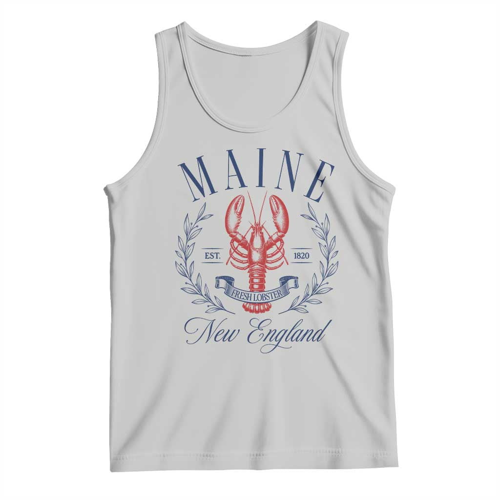 Maine Lobster New England Souvenir Pride Vintage Tank Top