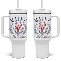 Maine Lobster New England Souvenir Pride Vintage Tumbler With Handle