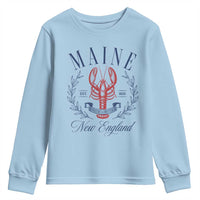 Maine Lobster New England Souvenir Pride Vintage Youth Sweatshirt