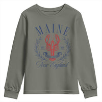 Maine Lobster New England Souvenir Pride Vintage Youth Sweatshirt