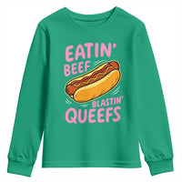 Eatin Beef Blastin' Queefs Funny Hot Dog Adult Humor Youth Sweatshirt