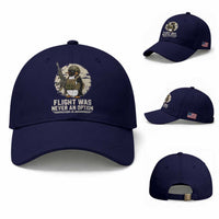 Funny Penguin Flight Was Never An Option Baseball Cap Tactical Penguin Gun Lover