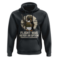Funny Penguin Flight Was Never An Option Hoodie Tactical Penguin Gun Lover