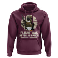 Funny Penguin Flight Was Never An Option Hoodie Tactical Penguin Gun Lover