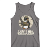 Funny Penguin Flight Was Never An Option Tank Top Tactical Penguin Gun Lover