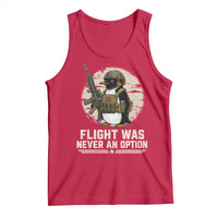 Funny Penguin Flight Was Never An Option Tank Top Tactical Penguin Gun Lover