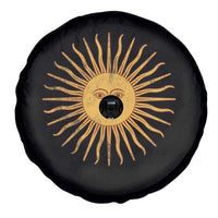 Argentina Sol De Mayo Vintage Argentinian Sun Throwback Design Spare Tire Cover