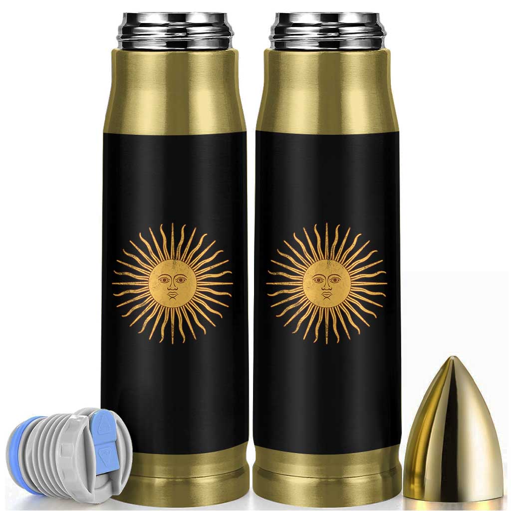Argentina Sol De Mayo Vintage Argentinian Sun Throwback Design Bullet Tumbler