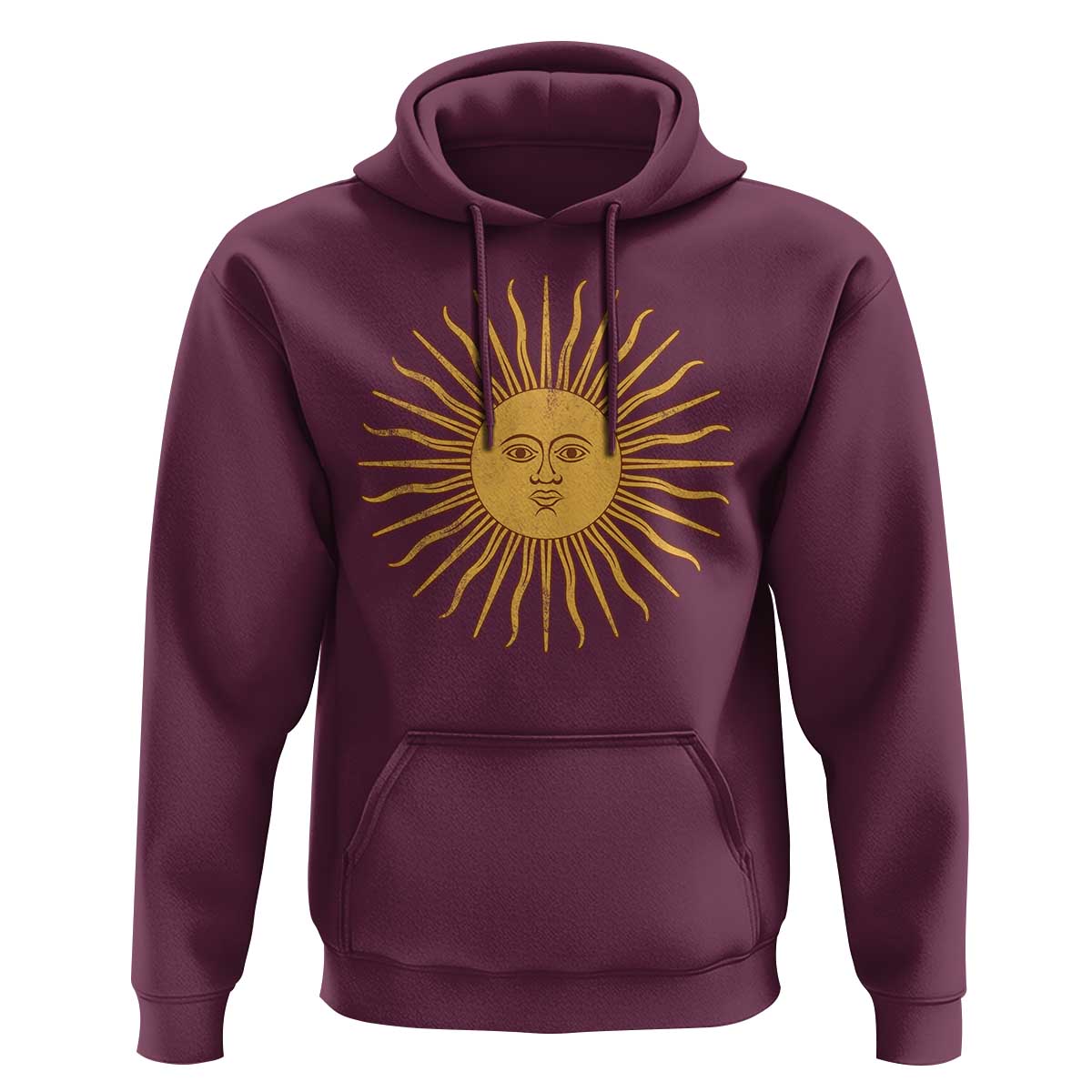 Argentina Sol De Mayo Vintage Argentinian Sun Throwback Design Hoodie