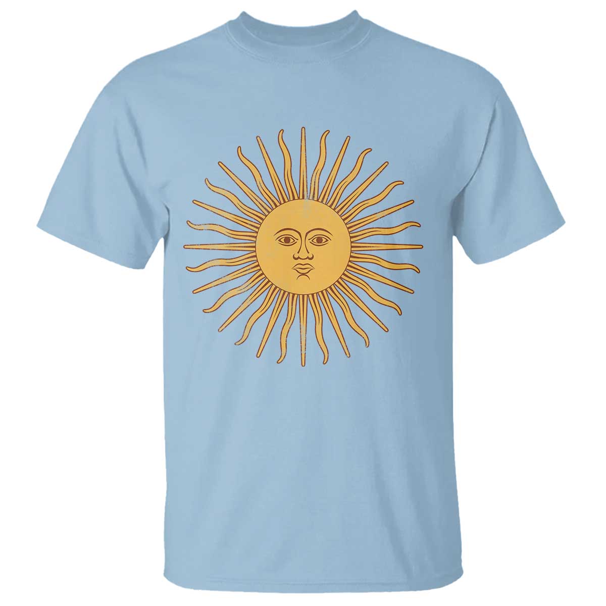 Argentina Sol De Mayo Vintage Argentinian Sun Throwback Design T Shirt