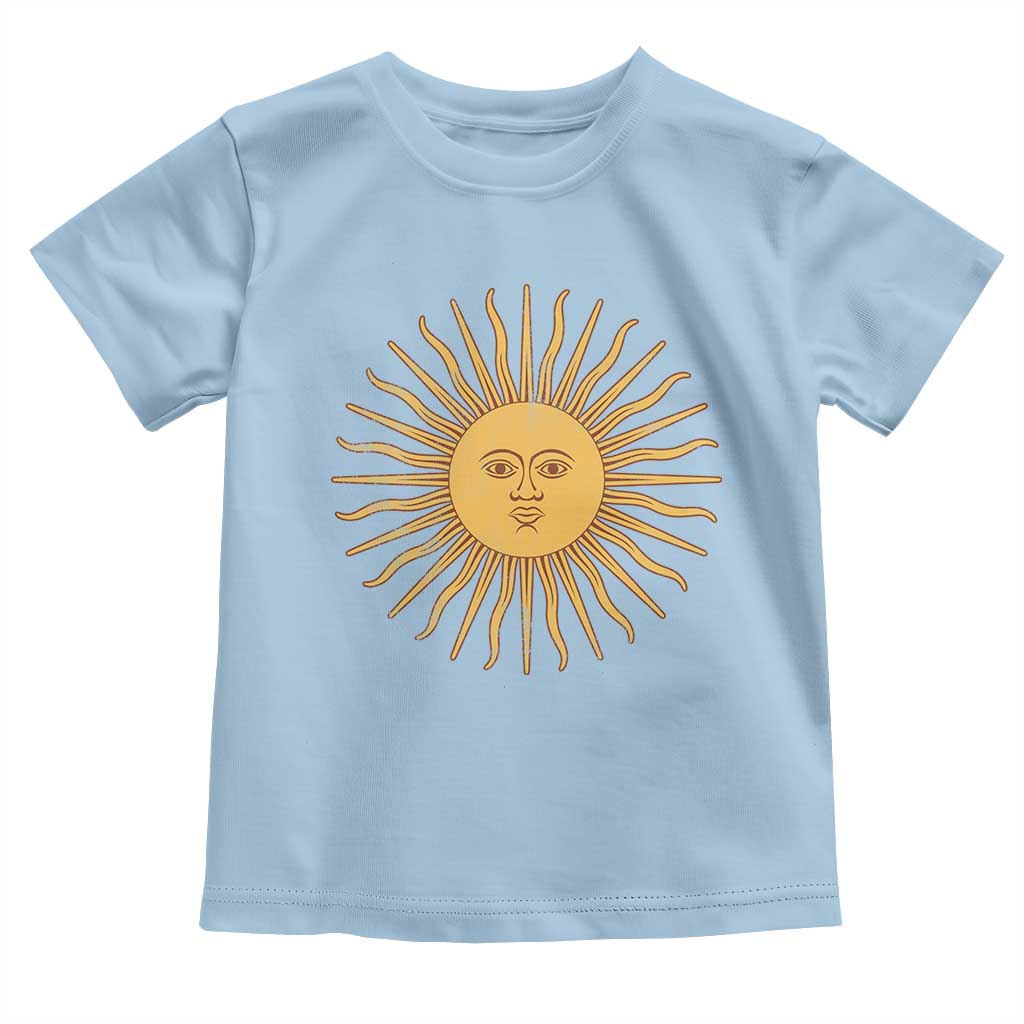 Argentina Sol De Mayo Vintage Argentinian Sun Throwback Design Toddler T Shirt