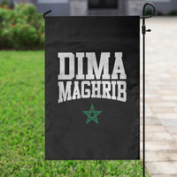 Moroccan Dima Maghrib Flag of Morocco Vintage Green Star Patriotic Garden Flag