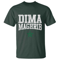 Moroccan Dima Maghrib Flag of Morocco Vintage Green Star Patriotic T Shirt