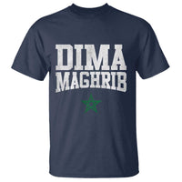 Moroccan Dima Maghrib Flag of Morocco Vintage Green Star Patriotic T Shirt