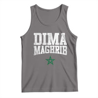 Moroccan Dima Maghrib Flag of Morocco Vintage Green Star Patriotic Tank Top
