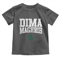 Moroccan Dima Maghrib Flag of Morocco Vintage Green Star Patriotic Toddler T Shirt
