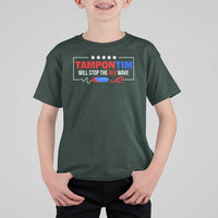 Funny Walz T Shirt For Kid Tampon Tim Will Stop The Red Wave Star - Wonder Print Shop