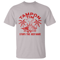 Funny Walz T Shirt Tampon Tim Stops The Red Wave Coconut Tree - Wonder Print Shop