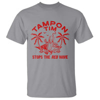 Funny Walz T Shirt Tampon Tim Stops The Red Wave Coconut Tree - Wonder Print Shop
