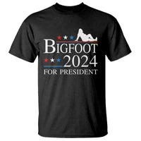 Funny Bigfoot For President T Shirt Vote Sexy Sasquatch American Flag Star - Wonder Print Shop