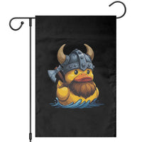 Rubber Duck Viking Warrior Norse Mythology Garden Flag - Wonder Print Shop