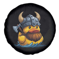 Rubber Duck Viking Warrior Norse Mythology Spare Tire Cover - Wonder Print Shop