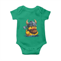 Rubber Duck Viking Warrior Norse Mythology Baby Onesie - Wonder Print Shop