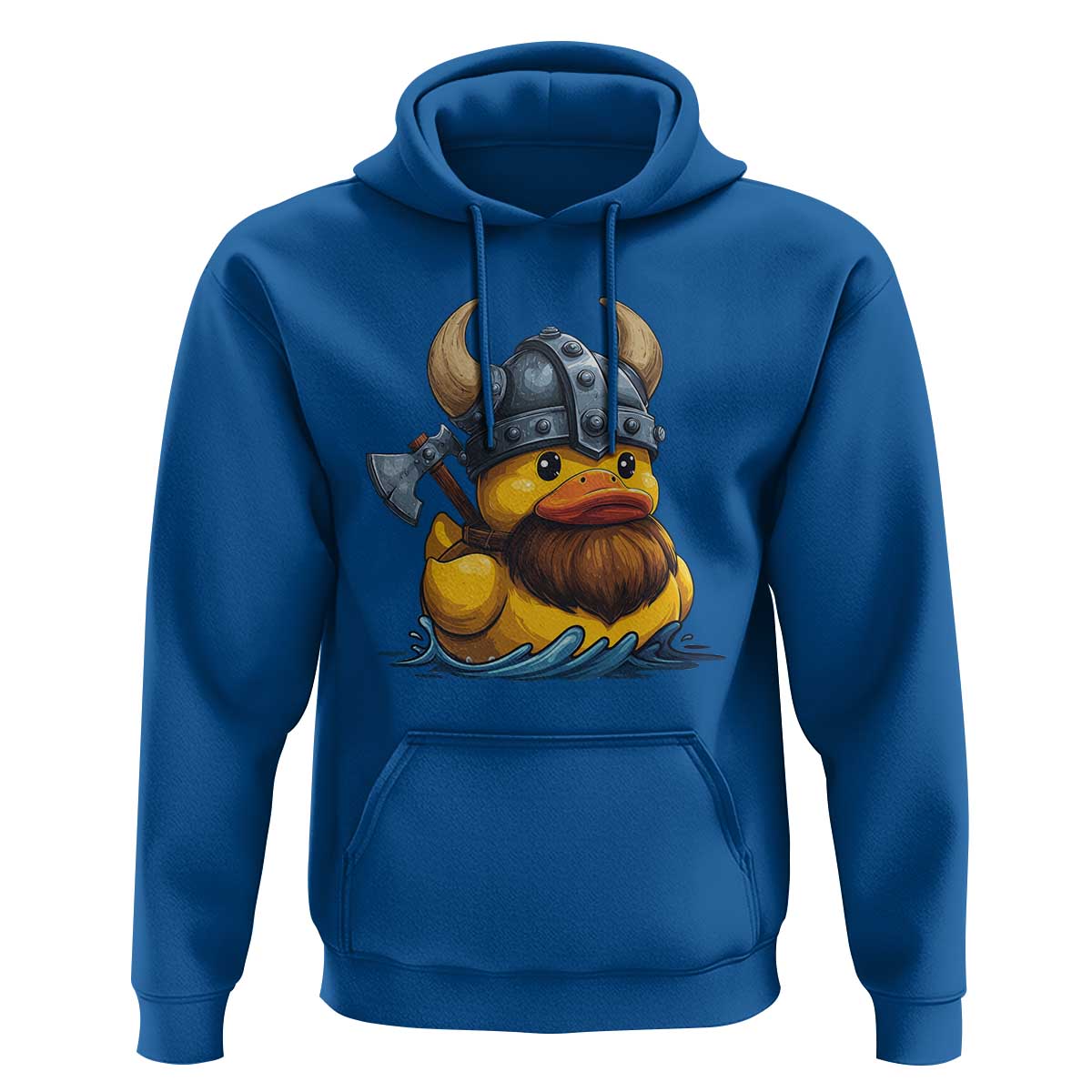 Rubber Duck Viking Warrior Norse Mythology Hoodie - Wonder Print Shop