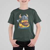 Rubber Duck Viking Warrior Norse Mythology T Shirt For Kid - Wonder Print Shop