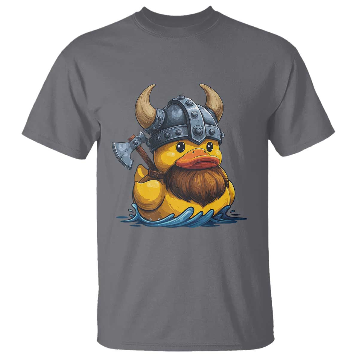 Rubber Duck Viking Warrior Norse Mythology T Shirt - Wonder Print Shop